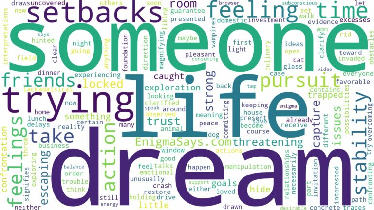 dreaming about someone trying to take you and related dreams with their meanings in a word cloud